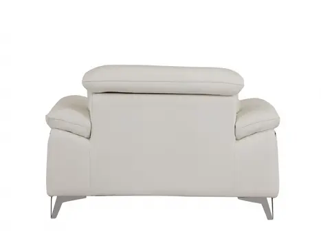 51" Gray Chair and a Half