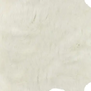 4' X 5' Off White Faux Cowhide Animal Print Cowhide Area Rug