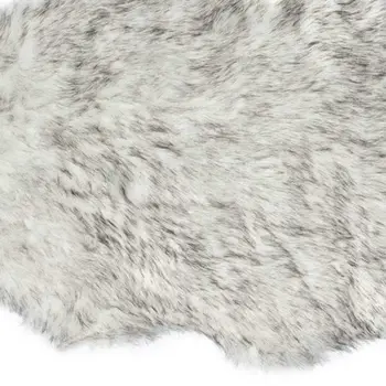 6' Gray Shag Area Rug
