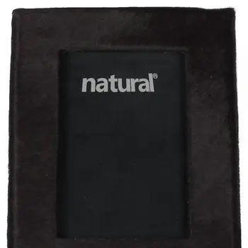 7" X 9" Black  Cowhide   4" X 6" Picture Frame