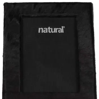 8" X 10" Black Cowhide Picture Frame
