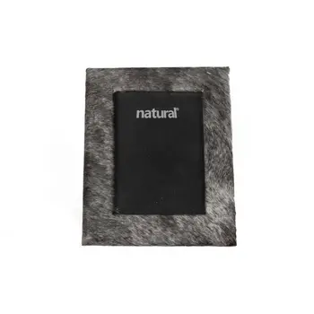 8" X 10" Grey   Cowhide   5" X 7" Picture Frame