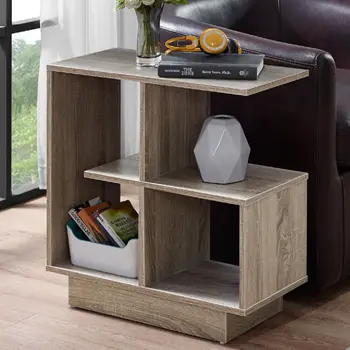 Taupe 24" Kitchen Cart With Storage