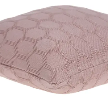 20" X 7" X 20" Transitional Pink Pillow Cover With Poly Insert