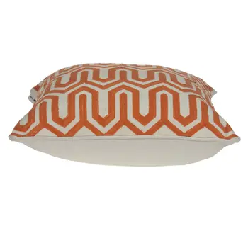 20" X 7" X 20" Transitional Multicolored Pillow Cover With Poly Insert