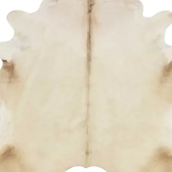 5' X 6' Natural Cowhide Handmade Area Rug