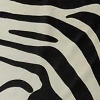 6' X 7' Black And White Cowhide Handmade Area Rug