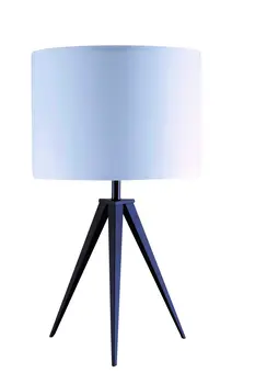 Contemporary Black Tripod Table Lamp