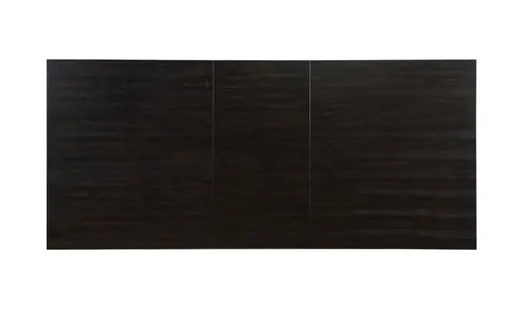 104" Brown Solid Wood Trestle Base Dining Table