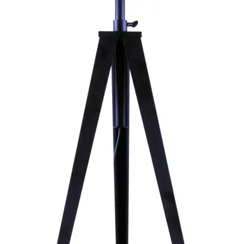 White And Black Metal Tripod Floor Lamp