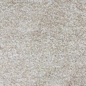 8' Round  Polyester Ivory  Heather Area Rug