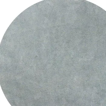 8' Round  Polyester Blue Heather Area Rug