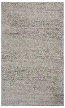 5' X 7'  Natural Wool Boucle Berber Style Area Rug