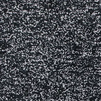 8' X 10' Black Shag Hand Woven Area Rug