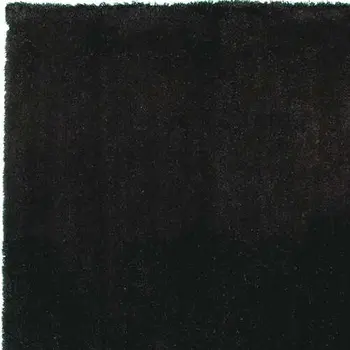 8' X 10' Espresso Shag Hand Woven Area Rug