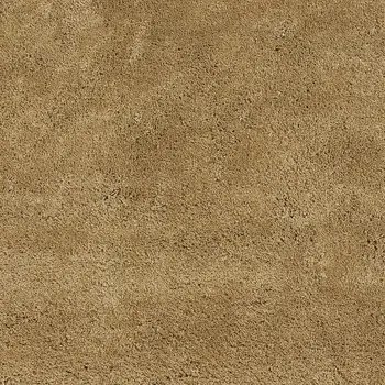 8' X 10' Gold Shag Hand Woven Area Rug