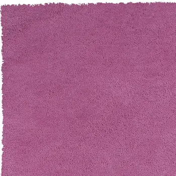 8' X 10' Hot Pink Shag Hand Woven Area Rug