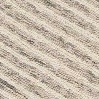 8' X 10' Ivory and Gray Wool Geometric Hand Tufted Area Rug