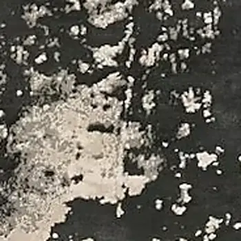7' X 10'  Polyester Silver Charcoal Area Rug