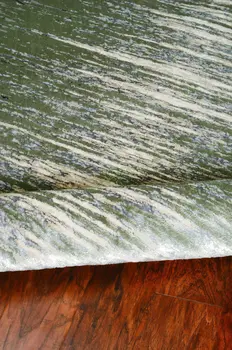 8' X 11' Silver And Gray Abstract Area Rug