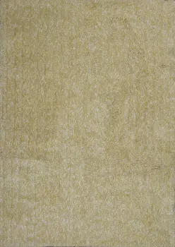 8' X 11' Yellow Shag Hand Woven Area Rug
