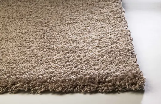 8' X 11' Natural Shag Hand Woven Area Rug