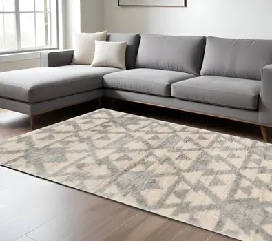 8' X 13' Ivory Area Rug