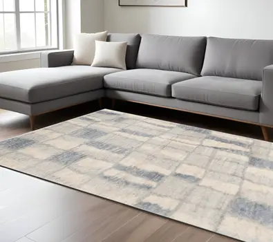 9' X 13' Ivory Area Rug