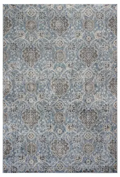 7' X 11'  Viscose Slate Area Rug