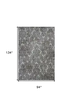 7' X 11'  Viscose Ivory Or Sand Area Rug