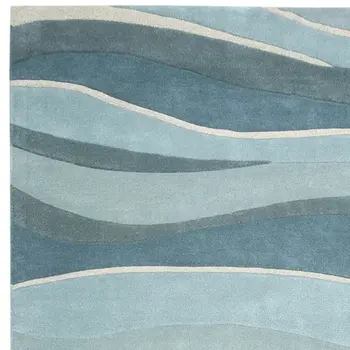 8' X 10' 6 Wool Ocean Area Rug