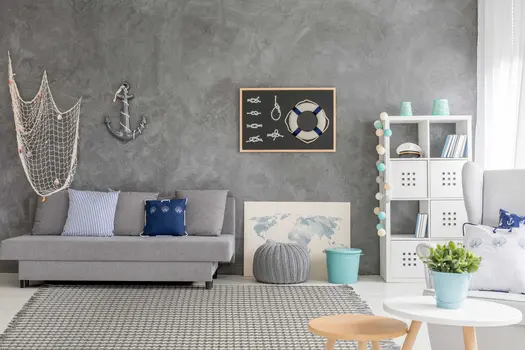8' X 11' Wool Ivory Or Grey Area Rug