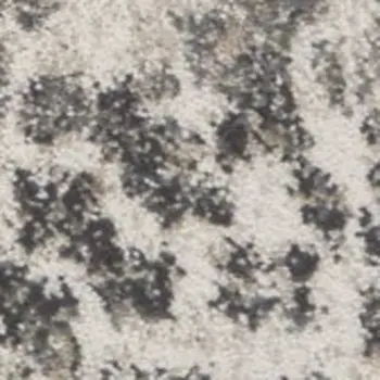 9' X 13' Ivory And Brown Floral Vines Distressed Area Rug