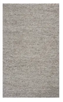 7' X 9'  Wool Natural Area Rug