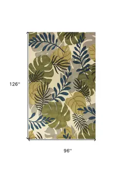 8' X 11' Ivory Wool Handmade Area Rug