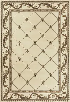 9' X 13'  Polypropylene Ivory Area Rug