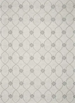 9' X 12' Ivory Wool Hand Tufted Area Rug
