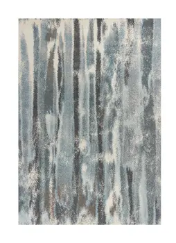 9' X 13'  Polypropylene Teal Area Rug