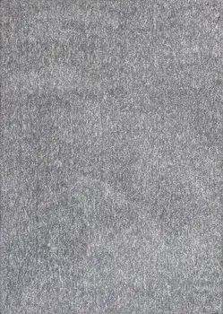 9' X 13' Polyester Grey Heather Area Rug