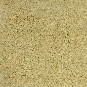 9' X 13' Canary Yellow Shag Hand Woven Area Rug