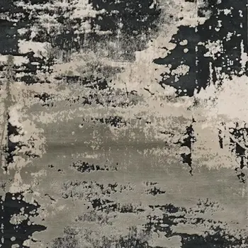 10' X 13' Silver And Charcoal Abstract Area Rug