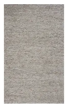 9' X 13' Natural Beige Hand Woven Knobby Loop Indoor Area Rug