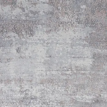 9' X 13' Light Gray Abstract Hand Loomed Area Rug