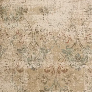 5' X 8' Champagne Vintage Area Rug