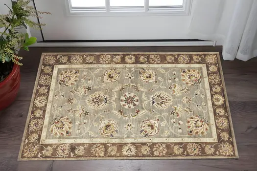 3' X 5' Gray Wool Hand Tufted Area Rug