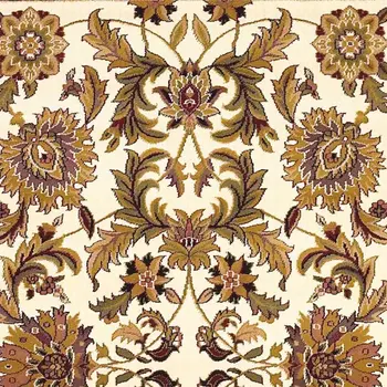 5' X 8' Ivory And Red Floral Area Rug