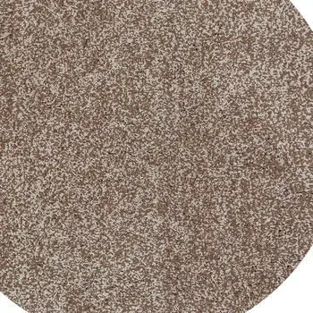 6' Beige Hand Woven Round Rug