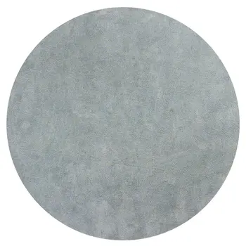 6' Blue Heather Round Indoor Shag Rug