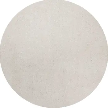 6' Ivory Round Indoor Shag Rug