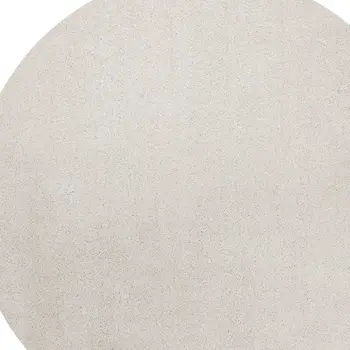 6' Ivory Round Indoor Shag Rug